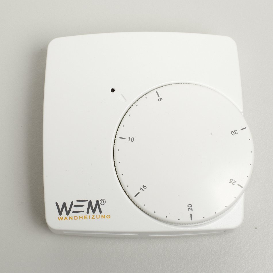 Raumthermostat für WEM Flächenheizung und Kühlung, Wandheizung und Deckenkühlung