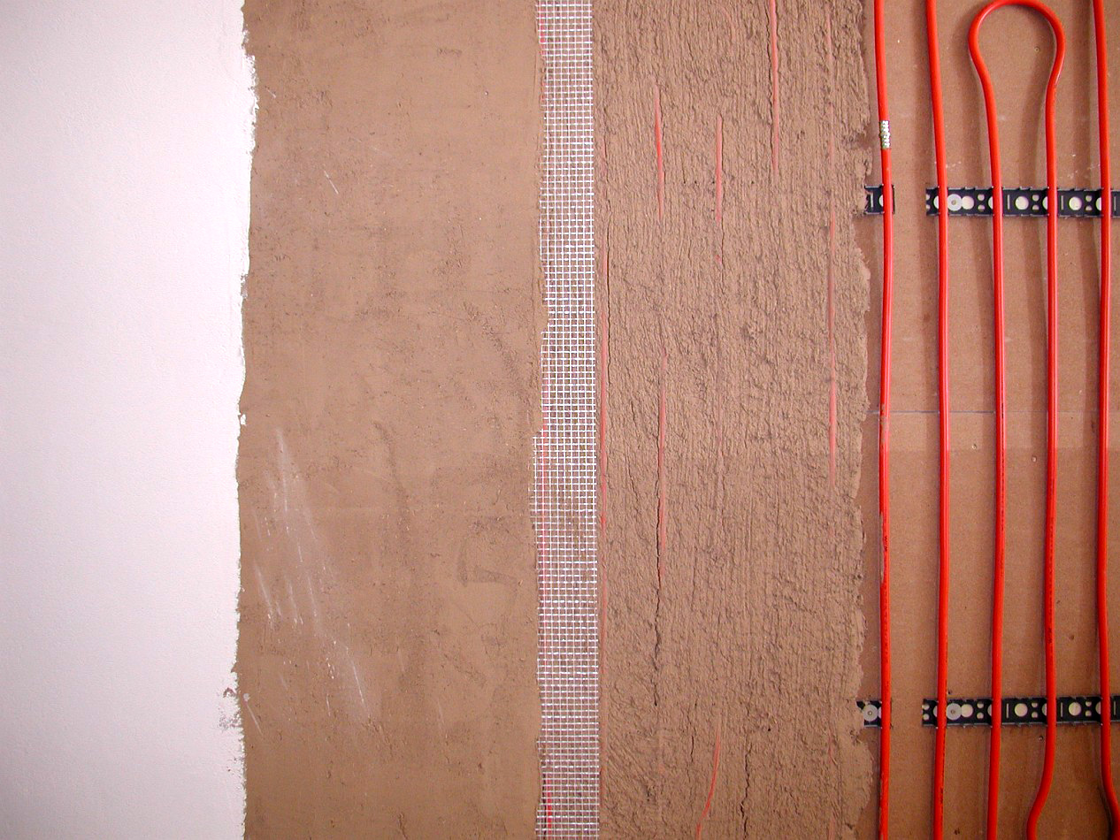 WEM Climate Grid with WEM clay plaster and WEM clay paint